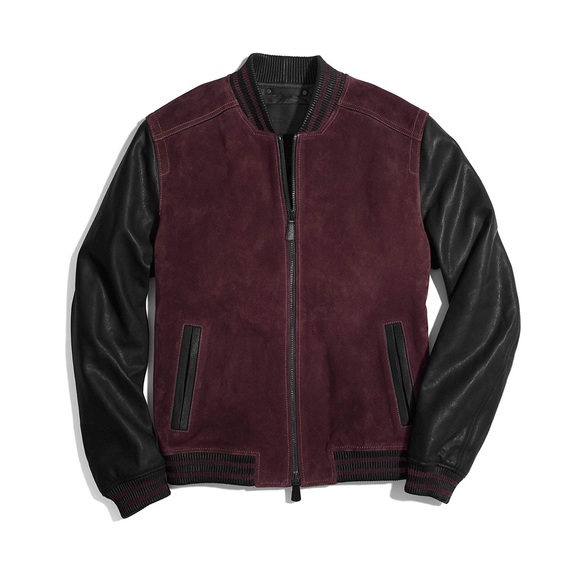 Coach Jackets & Coats Coach Suede Baseball Varsity Letterman Jacket